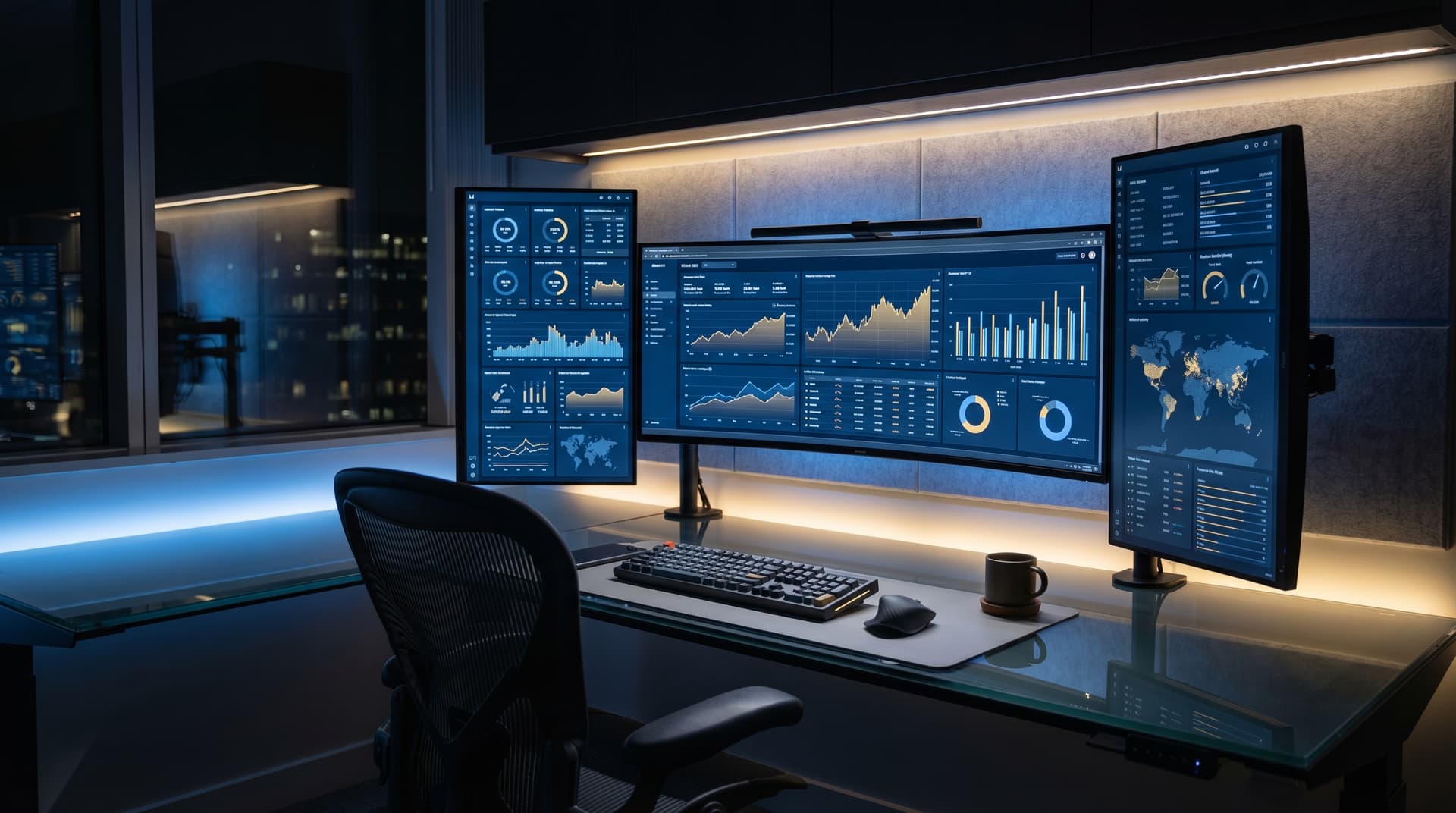 AI automation for hotels — data dashboards and analytics workspace